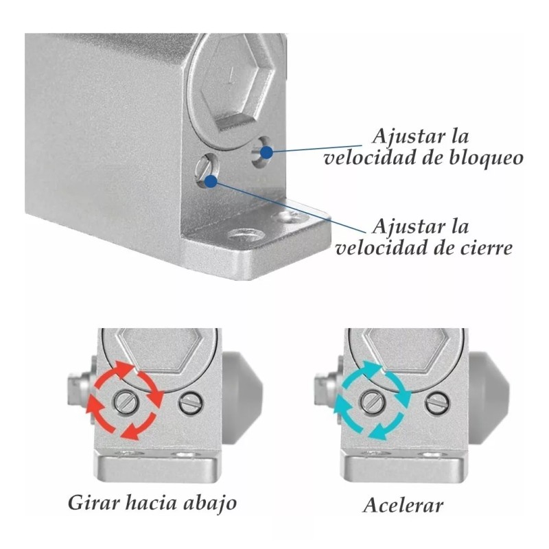 Asins Cierra Puertas Automático Tiene Una Función Ignífuga