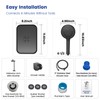 JOMOO Shower Head Set, High-Pressure 10 Spray Modes Handheld Showerhead