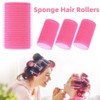 Zopseet 6 Pcs Sponge Hair Rollers Foam Curlers Tools Hairdressing
