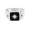 Kuzzoi 0601112320 Men's Signet Ring, Solid 11 mm Wide in