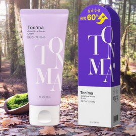 Tonma skin whitening, skin moisture, skin protection, glutathione PDRN, freckles, age spots, blemishes, discoloration improvement, whitening, large capacity cream whitening, 1 piece 80g / 톤마 피부미백 피부촉촉 피부보호 글루타치온 PDRN 기미 검버섯 잡티 착색 개선 미백 대용량 크림 화이트닝 1개 80g