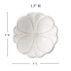 Juliska Jardins du Monde Whitewash 4" Blossom Bowl