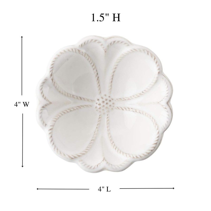 Juliska Jardins du Monde Whitewash 4" Blossom Bowl