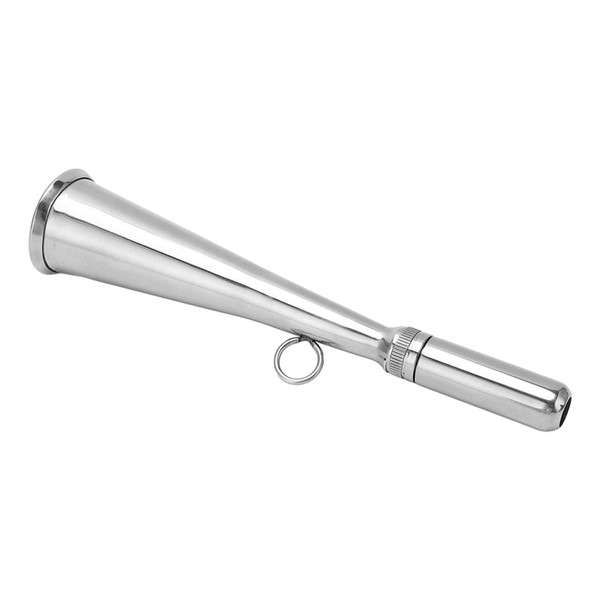 Boat Fog Horn, Portable Stainless Steel Fog Horn, Removable Mouthpiece,