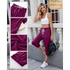Ficerd 3 Pcs Women's Capri Sweatpants Joggers Casual Sports Cropped
