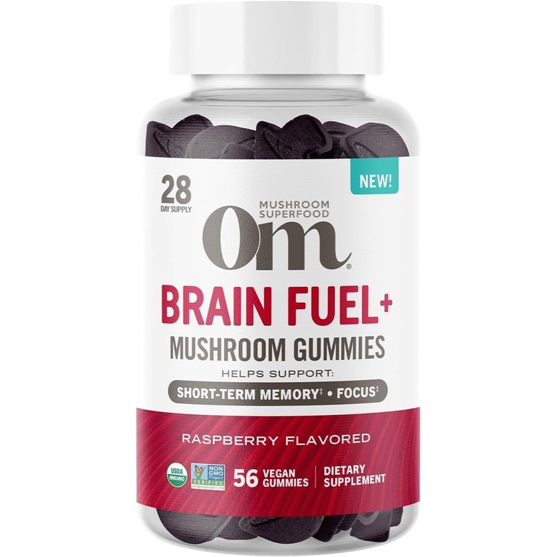 OM Superalimento Om Mushroom - Cerebro Fuel Gomitas- Apoyo Memory