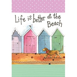 ALEX CLARK Life is Better at the Beach Kitchen Tea Towel - 100% Cotton