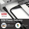 Life-Tech 60W USB-C to USB-C Nylon Braided Fast Data/Charger Cable