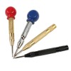 CENPEK 4Pcs Spring-Loaded Automatic Center Punch Tool, 5inch Brass Crushing