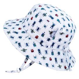 Jan & Jul Summer Bucket Hat for Toddler Kids, Adjustable (L: 2-5T, Bugs)