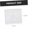 BIUDECO 3pcs Eyelash Practice Tray for Lash Extensions Beauty Face