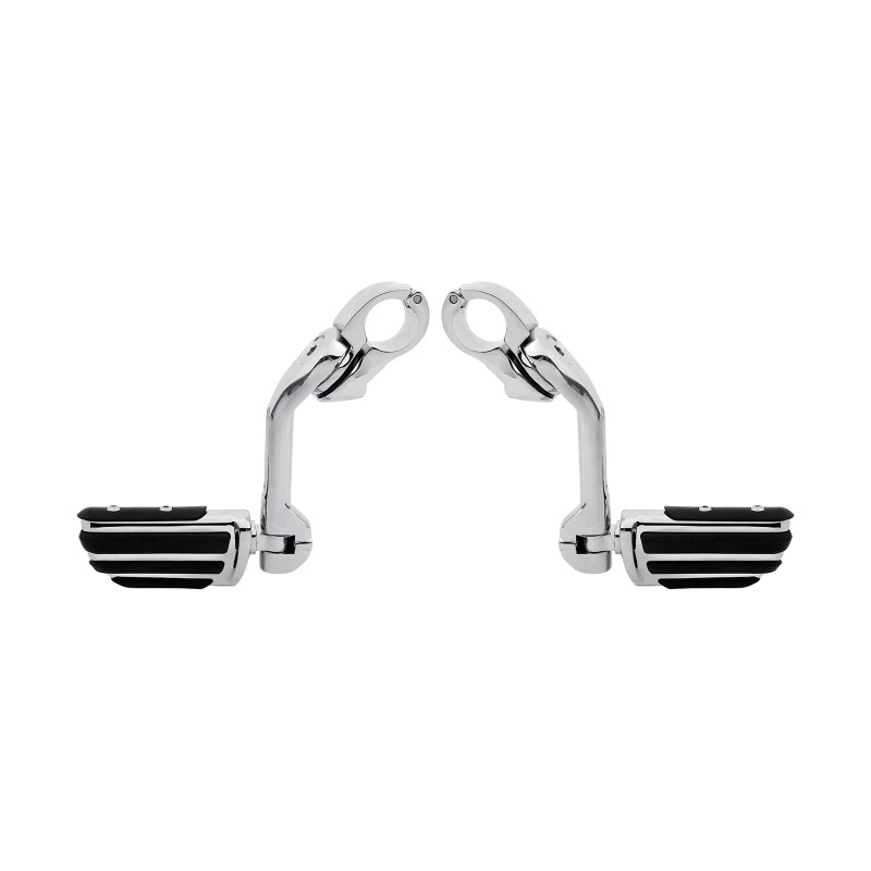 TCMT Adjustable Long Highway 1-1/4" 1.25" Bars Foot Pegs Fit