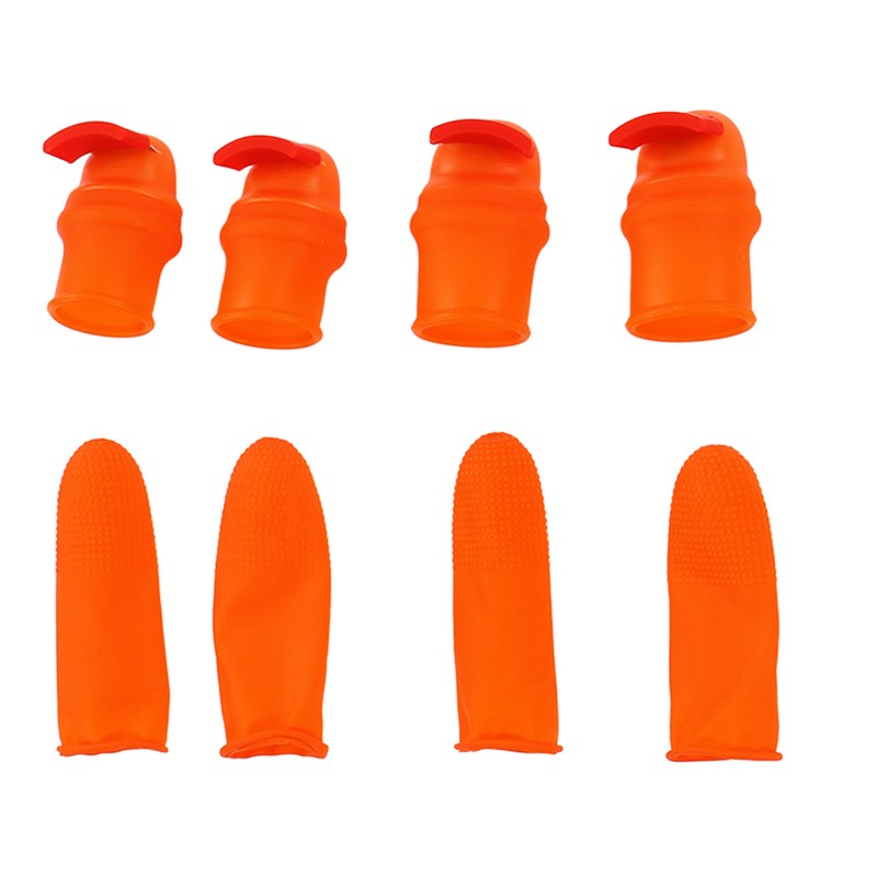 Silicone Thumb Knife Stainless Steel Thumb Knife Picker for Peel