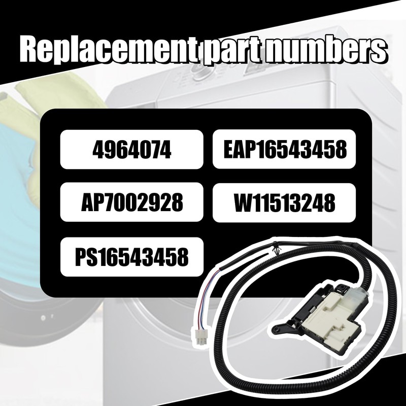 W11414731 Washer Latch Assembly Fit for Whirlpool Maytag Crosley Washer