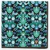 [ANNA SUI] Anna Sui 109024-0005-02 Printed Handkerchief, Arabesque Pattern (Blue)