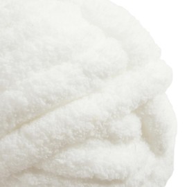 HouseABC Chunky Yarn for Hand Knitting Soft Jumbo Bulky Fluffy Yarn for Crocheting Blanket Scarf DIY Bulky Yarn 8 Pack (White, 28yds, 8 Ounces Each)