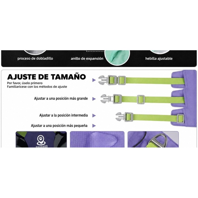 Arn?s/ Pechera para Perro ,arnes Ajustable Antitirones,arnes con Bandas Reflectantes,