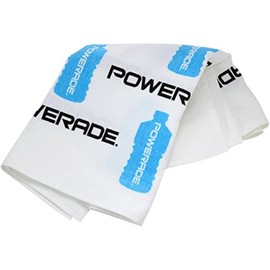 Powerade Large Towel, Blue and White, 22 x 42