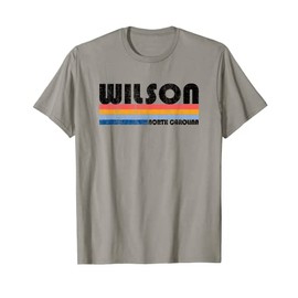 Wilson, NC Hometown Pride Retro 70s 80s Style T-Shirt
