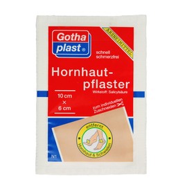 GOTHAPLAST Hornhautpflaster 6x10 cm 1 St