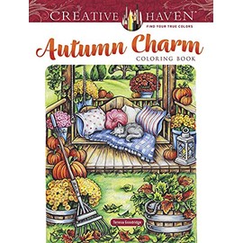 Creative Haven Autumn Charm Coloring Book (Creative Haven Coloring Books)