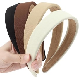 GeorgeX Diademas para Mujeres, 4 PCS Diademas Antideslizantes de Moda para el Cabello de las Mujeres, Bandas Elásticas para el Cabello para Mujer Accesorios de Moda