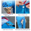 Dog Raincoat with Hood & Collar Hole & Safe Reflective