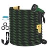 Garden Hose Non-Expandable 25 ft, Lightweight Flexible Water Hose with
