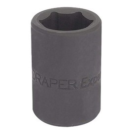 Draper 28496 Expert Impact Socket, 1/2" Square Drive, 17mm , Blue