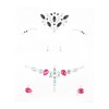 WOONEKY 2sheets Rhinestone Face Gems Stickers for Body Art of Body Stickers for Festivals Parties Creative Makeup Great for Friends Family