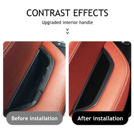 F25 F26 Car Door Handle Shell for X3 X4 2010-2016, Passenger Dide Door Armrest Handle Box Cover for F25 F26 (Black)