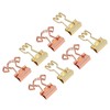 100pcs Binder Clips for Student Strong Clamping Force Metal Arrows