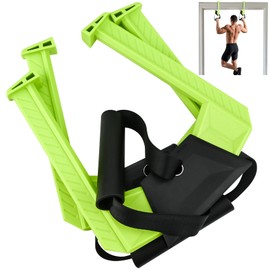 D01GZ Portable Pull Up Bar for Doorway, Portable Pull Up Bar for Home and Travel, No Assembly Required, Strong and Firm(Max330lb), Green