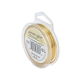 (1 Pack) - Artistic Wire 22-Gauge Non-Tarnish Brass Wire, 15-Yards