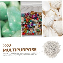 BUGUUYO Polishing Media Abrasive Ceramic Triangle Abrasive DIY Jewelry Tumbling Rocks 4mm Fast Tumbling