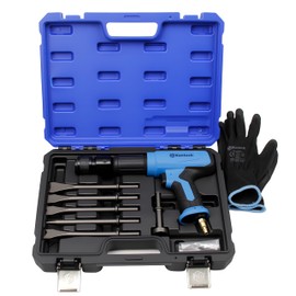 7PCS Air Hammer Kit, Pneumatic Hammers 2500 BPM, Air Hammer Piece Chisel Set with Carrying Case & Gloves
