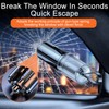 Eupneicu Car Emergency Hammer, 2 in 1 Seat Belt Cutter