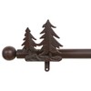Pine Tree Metal Curtain Rod
