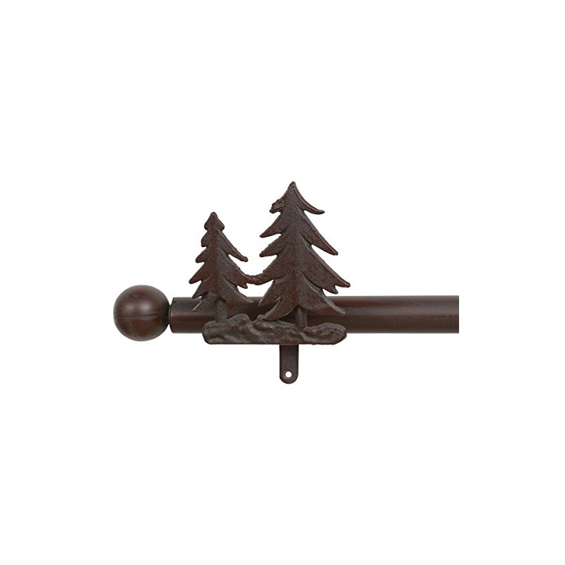Pine Tree Metal Curtain Rod
