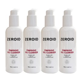 Zeroid Pimple Probe Gel Cleanser 180ml 4 Pieces / Circle / 제로이드 핌프로브 젤 클렌저 180ml 4개  써클