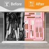 Homecor Utensil Drawer Organizer for Kitchen, Expandable Silverware Organizer Cooking