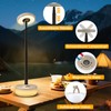RISEMART Retractable Camping String Lights