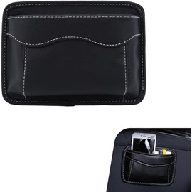 Organizador de bolsillo lateral para asiento de coche, mini bolsa de almacenamiento de asiento de automóvil, soporte para bolígrafo, bandeja para teléfono, relleno universal para asientos