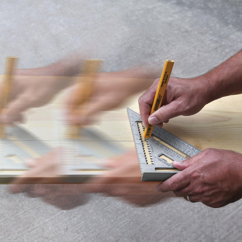 Johnson Level & Tool RAS-1B Johnny Square Professional Aluminum Rafter,