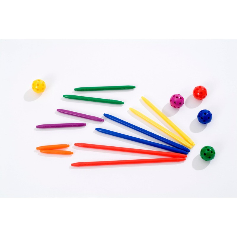 Betzold - Geometrie Steckbaukasten 330 Bauteile - Mathematik-Lehrmittel Grundschule