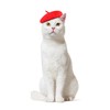 Dog Beret Hat,Pet Cap with Adjustable Elastic Strap, Dog Costume
