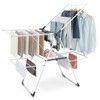 Giantex Clothes Drying Rack, 2-Layer Stainless Steel Foldable Laundry Drying