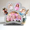 STOBOK Dog Paw Photo Frame Mold Set with Base and