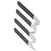 Haosie 4PCS Clay Carving Knife Tools, Metal Pottery Clay Carving