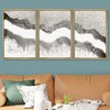 SIGNWIN Framed Canvas Print Wall Art Set Black, White Gray